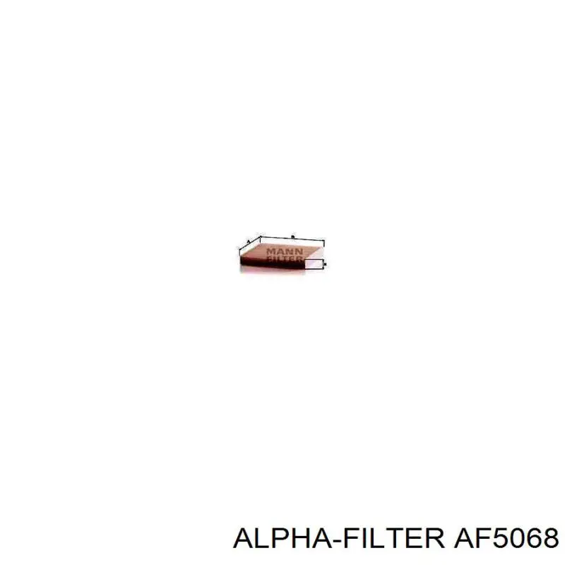 AF5068 Alpha Filter Filtr kabiny