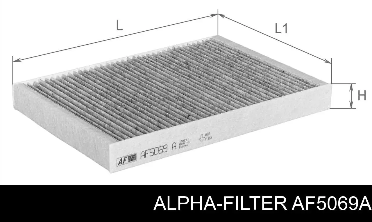 Filtr kabiny Alpha Filter AF5069A cena, od 13,14 USD
