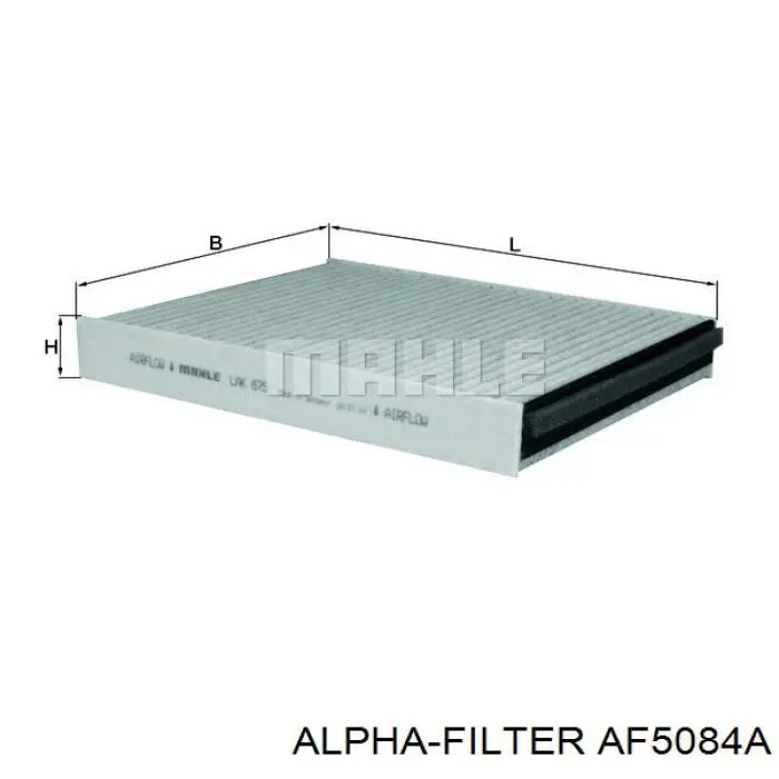 Do koszyka AF5084A Alpha Filter Filtr kabiny
