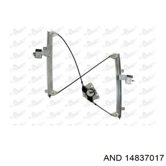Mechanizm podnoszenia szyby drzwi przednich lewych 14837017 AND