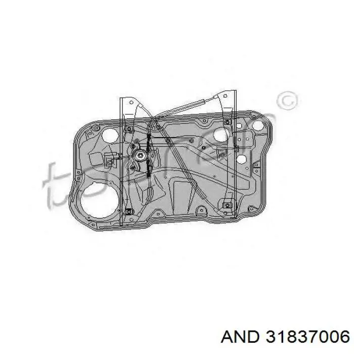 Mechanizm podnoszenia szyby drzwi przednich prawych AND 31837006 cena, od 29,07 USD