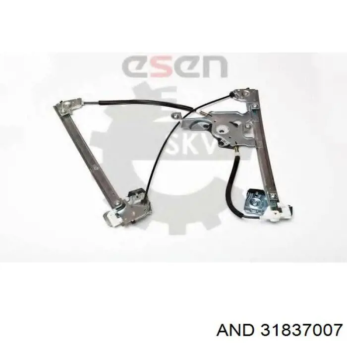 Mechanizm podnoszenia szyby drzwi przednich lewych 31837007 AND