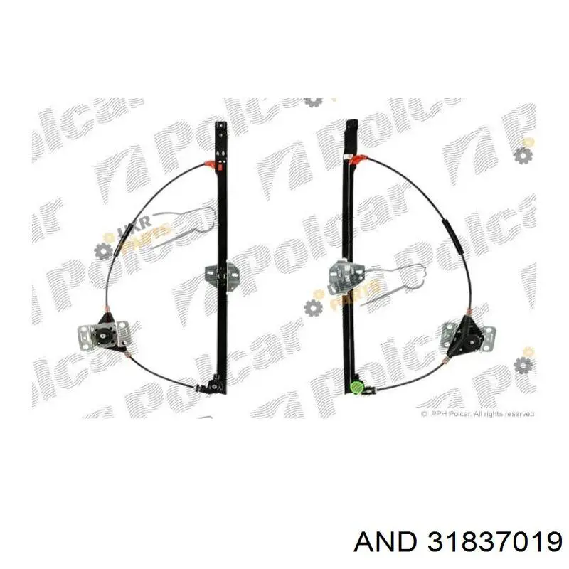 Mechanizm podnoszenia szyby drzwi przednich lewych AND 31837019 cena, od 40,99 USD