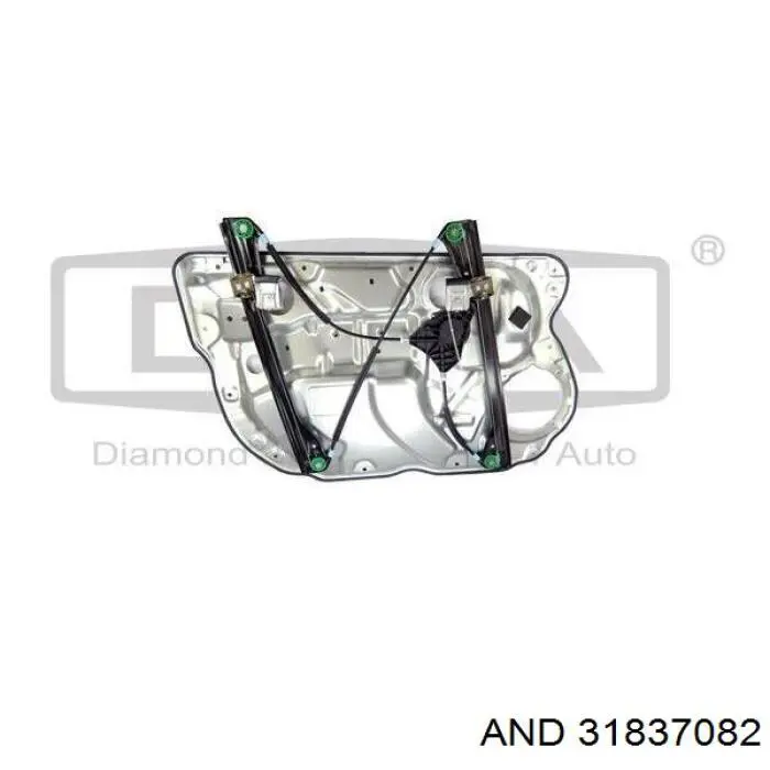 Mechanizm podnoszenia szyby drzwi przednich prawych 31837082 AND