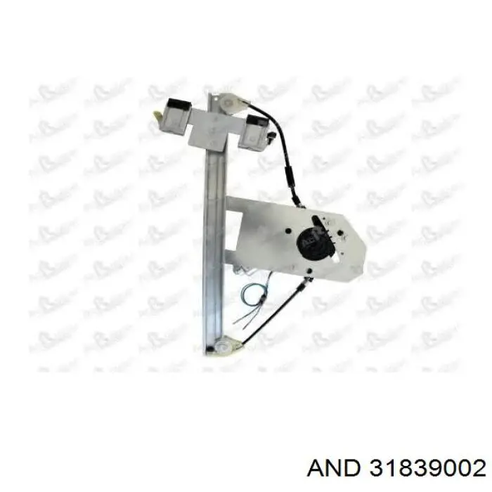 Mechanizm podnoszenia szyby drzwi tylnych prawych 31839002 AND