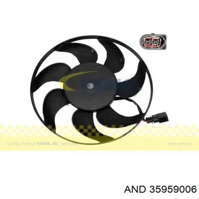 Wentylator elektryczny układu chłodzenia, kompletny (silnik+wirnik) prawy AND 35959006 cena, od 49,43 USD