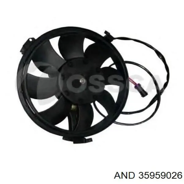 35959026 AND Wentylator elektryczny układu chłodzenia kompletny (silnik+wirnik)