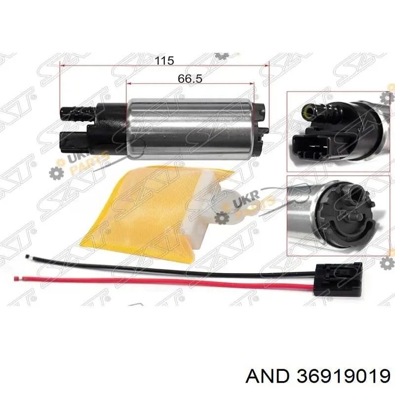 Pompa paliwa elektryczna zanurzeniowa 36919019 AND