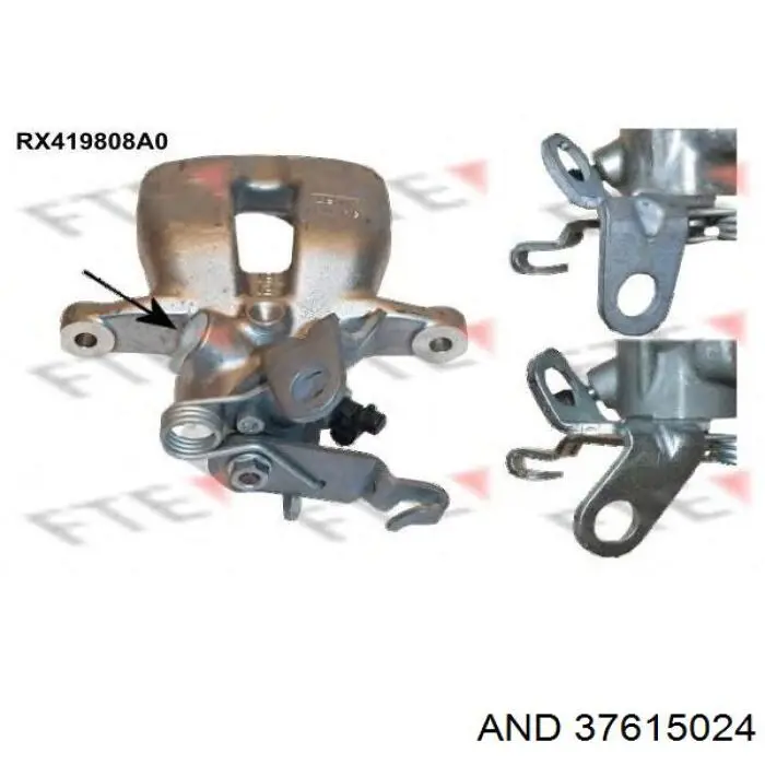 37615024 AND Zacisk hamulcowy tylny prawy