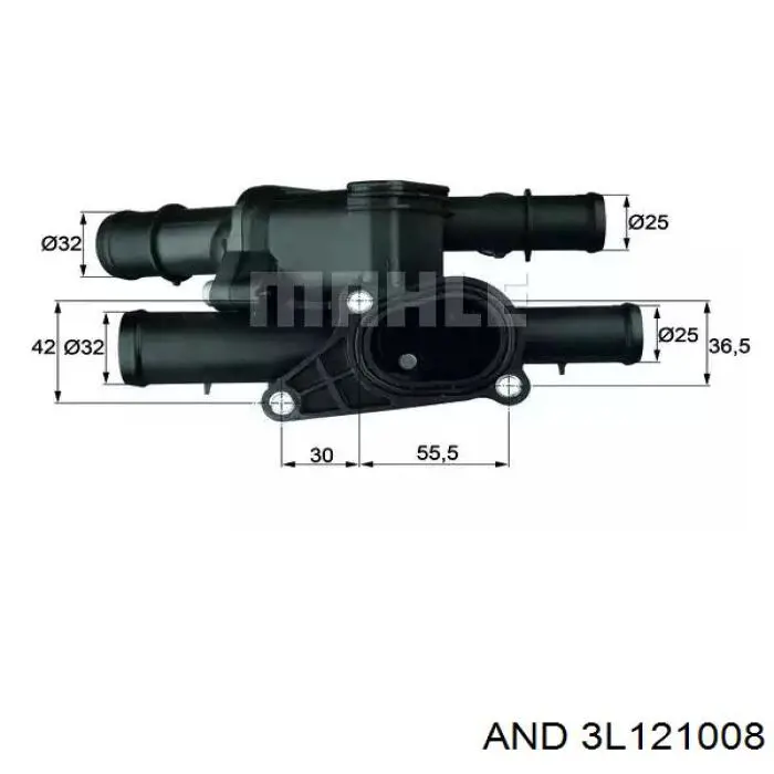 Obudowa termostatu 3L121008 AND