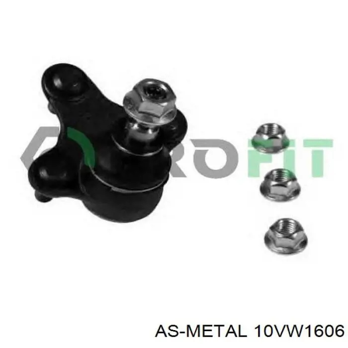 Sworzeń wahacza dolny lewy As Metal 10VW1606 cena, od 15,70 USD
