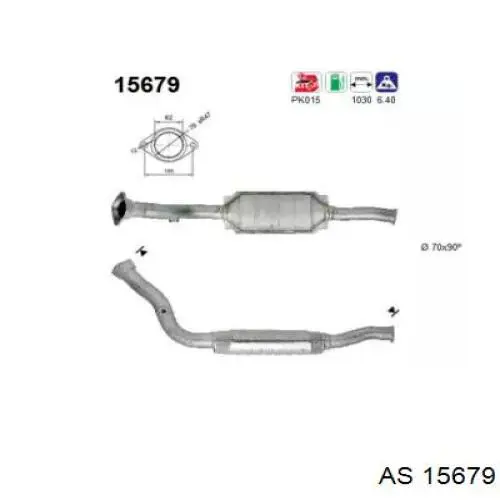Konwerter-katalizator Citroen Evasion minivan (22, U6) (1994 - 2002) cena, od 212,08 USD