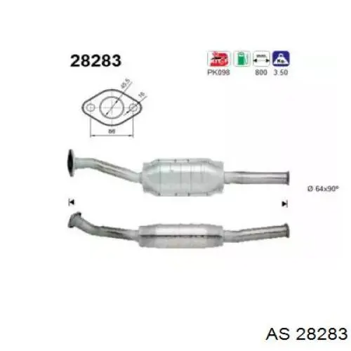 Konwerter-katalizator do Citroen Berlingo  MF