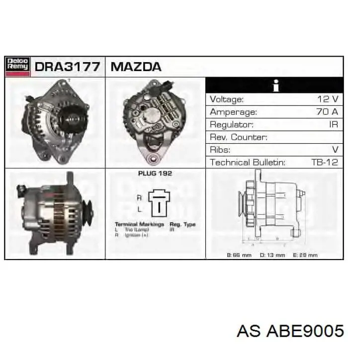 Do koszyka EPB17102AA1T01 NSK Łożysko alternatora