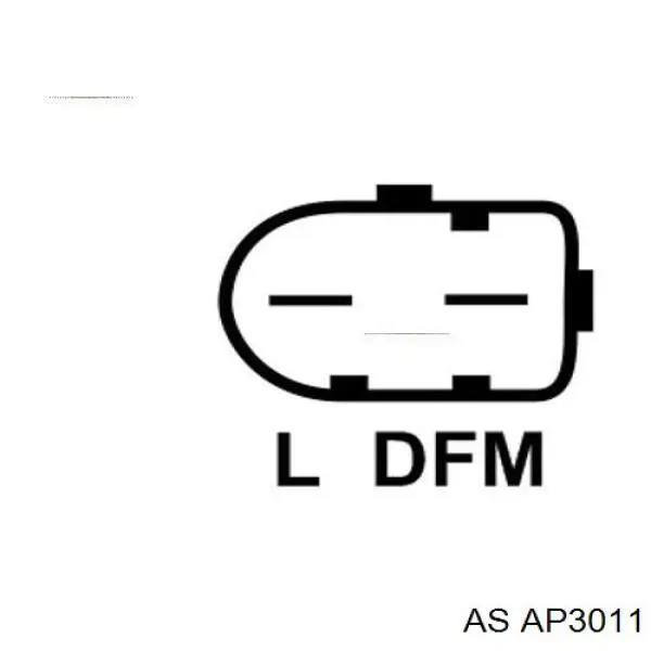 AP3011 AS/Auto Storm koło pasowe alternatora