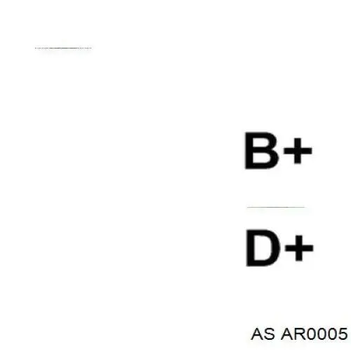 Wirnik alternatora AR0005 AS/Auto Storm