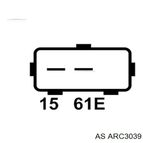 ARC3039 AS/Auto Storm Mostek prostowniczy alternatora = Moster diodowy alternatora