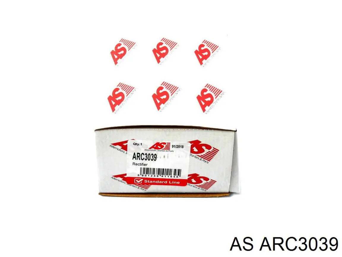 Mostek prostowniczy alternatora = Moster diodowy alternatora AS/Auto Storm ARC3039