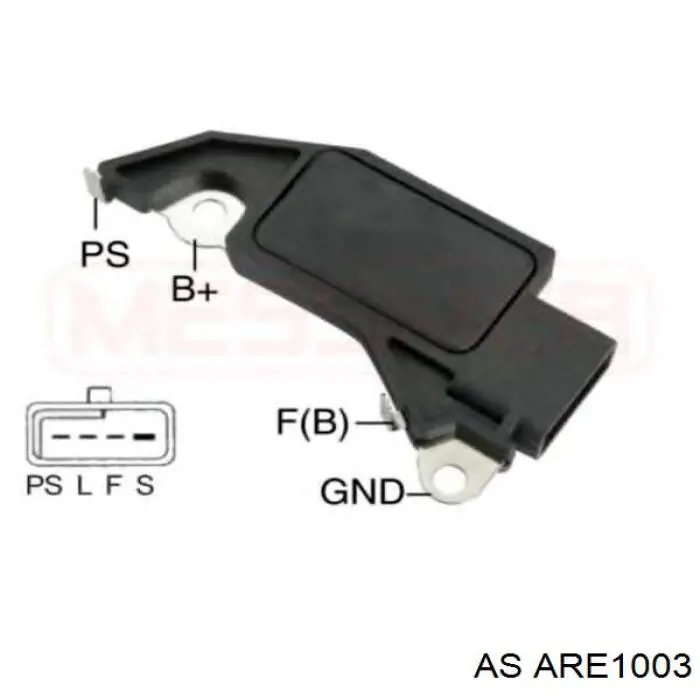 Regulator alternatora (przekaźnik ładowania) ARE1003 AS/Auto Storm