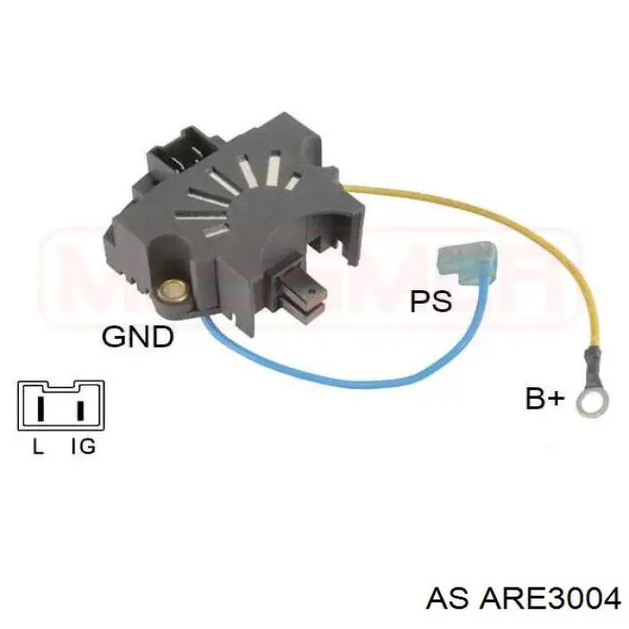 Do koszyka ARE3004 AS/Auto Storm Regulator alternatora (przekaźnik ładowania)
