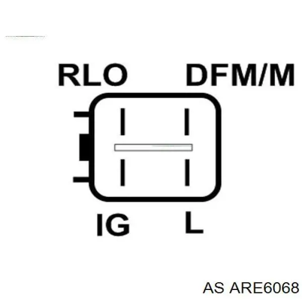 Regulator alternatora (przekaźnik ładowania) ARE6068 AS/Auto Storm