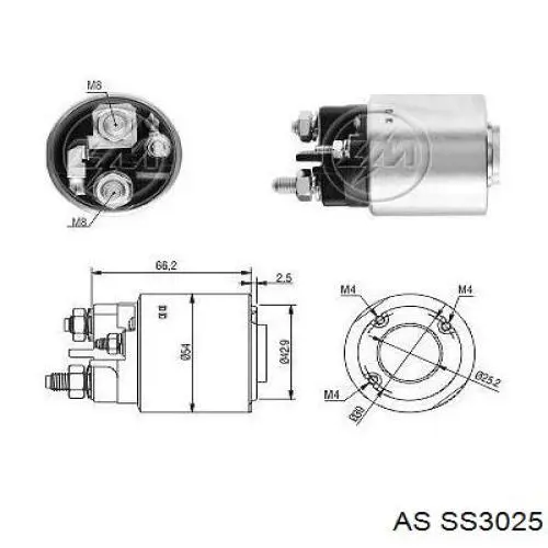 SS3025 AS/Auto Storm elektromagnes rozrusznika