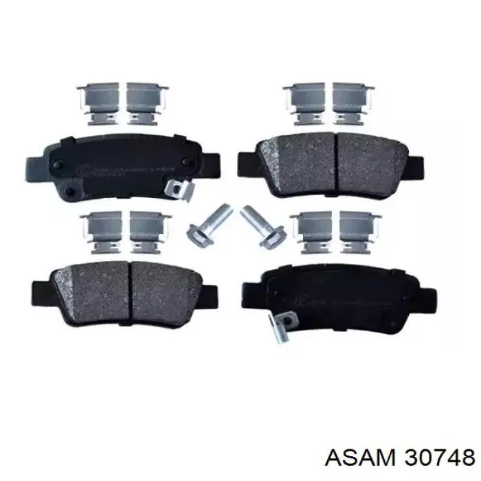 Do koszyka 30748 Asam Klocki hamulcowe przednie tarczowe