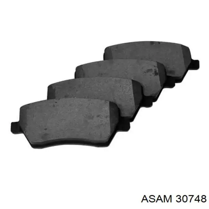 30748 Asam Klocki hamulcowe przednie tarczowe