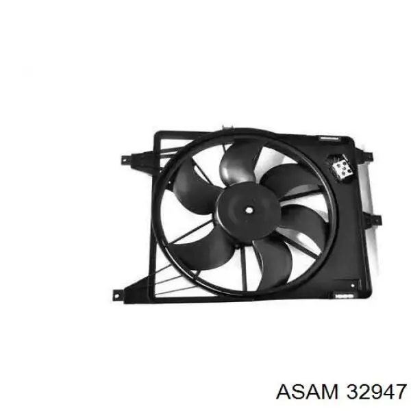 Dyfuzor chłodnicy, w komplecie z silnikiem i wirnikiem Asam 32947 cena, od 93,04 USD