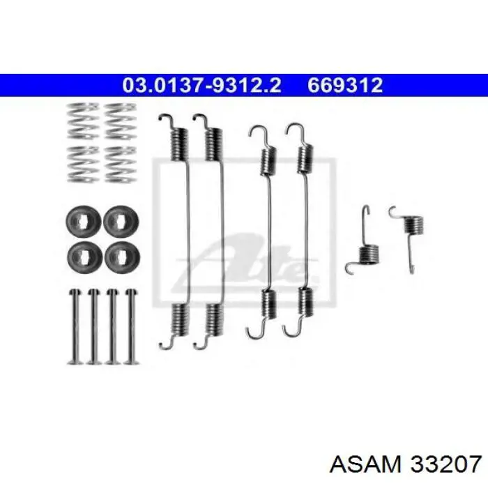 Do koszyka 33207 Asam Samoregulator szczęk hamulcowych (zestaw naprawczy)