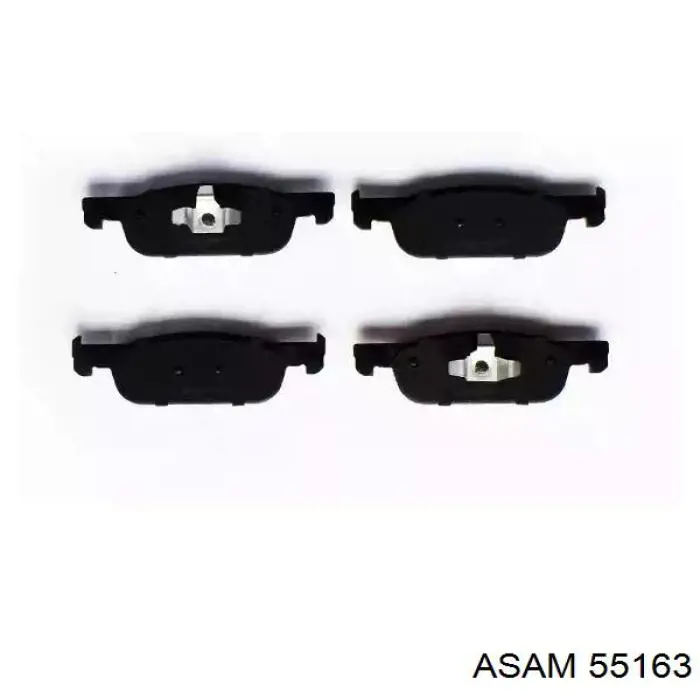55163 Asam Klocki hamulcowe przednie tarczowe