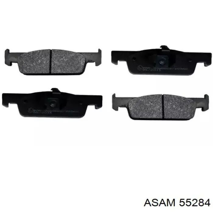 55284 Asam Klocki hamulcowe przednie tarczowe