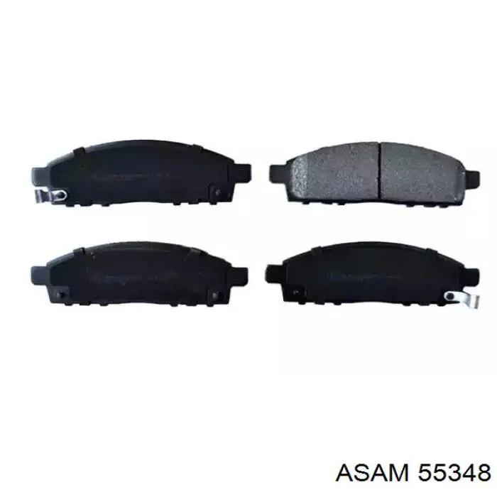 55348 Asam Klocki hamulcowe przednie tarczowe