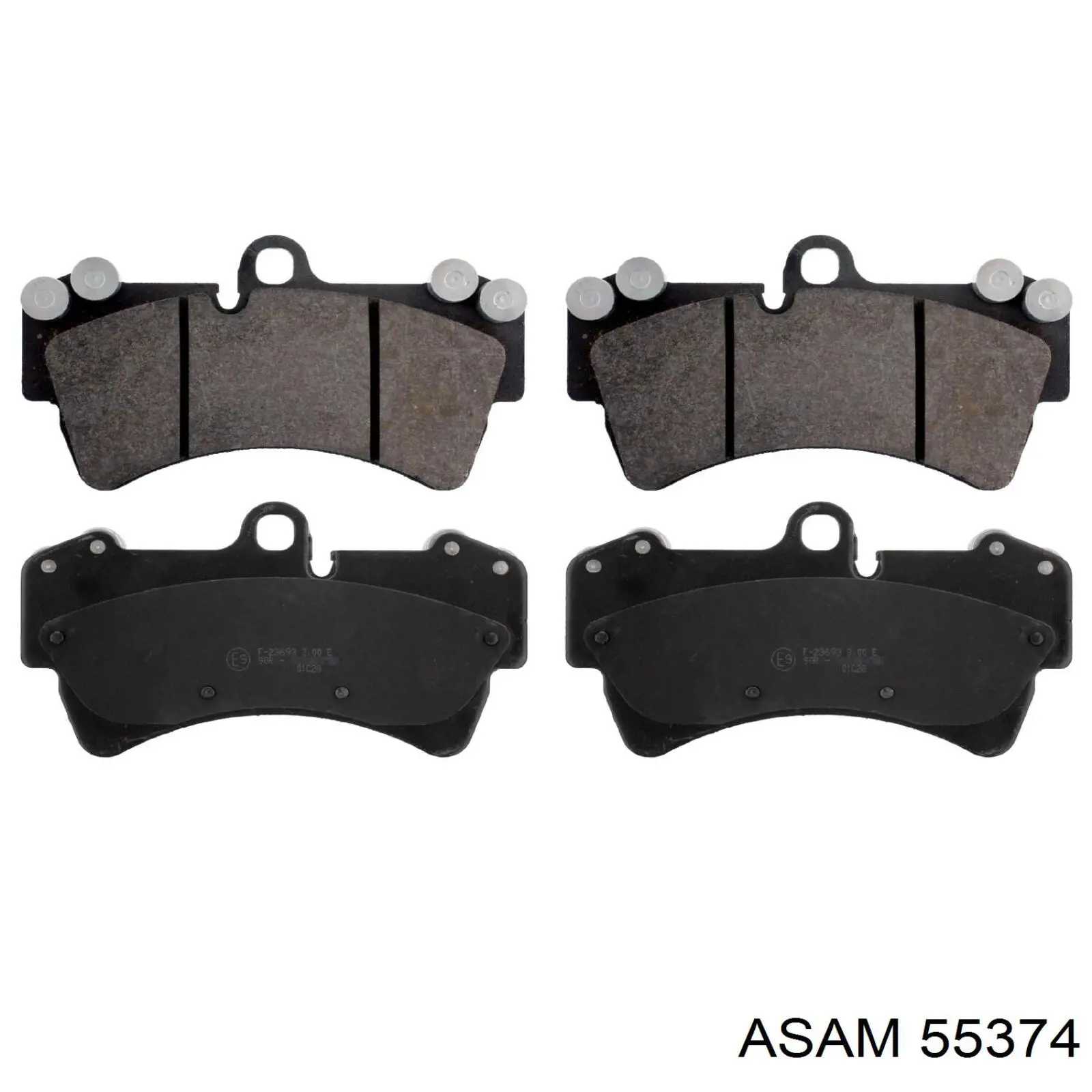 Klocki hamulcowe przednie tarczowe Asam 55374 cena, od 41,95 USD