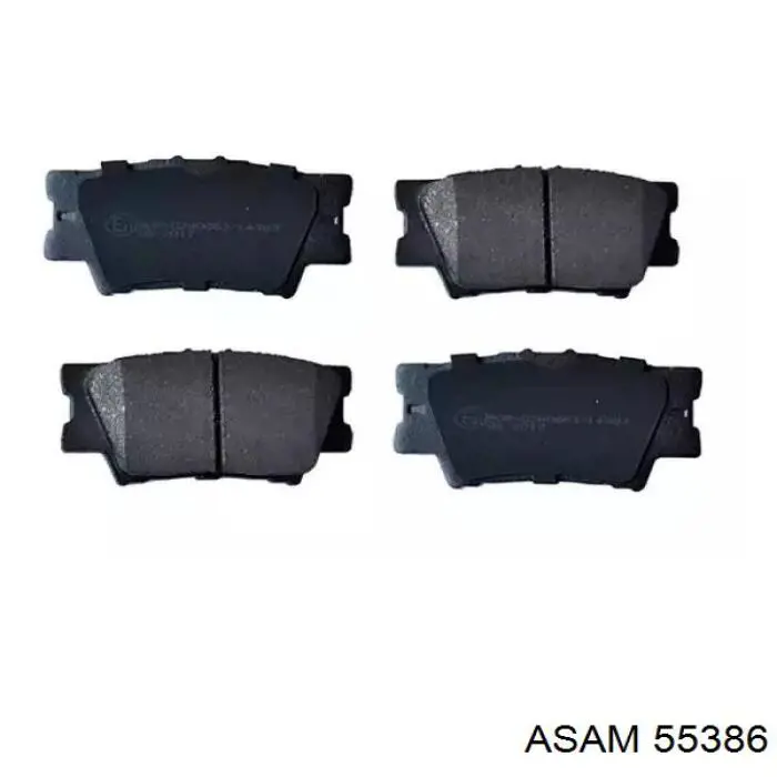 55386 Asam Okładziny (klocki) do hamulców tarczowych tylne