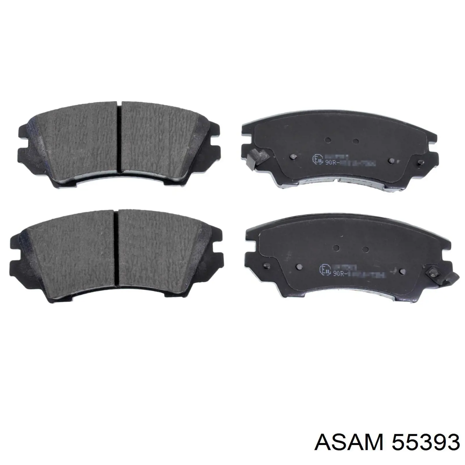 55393 Asam Klocki hamulcowe przednie tarczowe