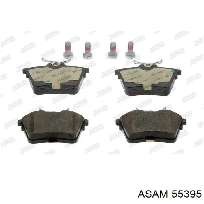 Okładziny (klocki) do hamulców tarczowych tylne Asam 55395 cena, od 24,07 USD