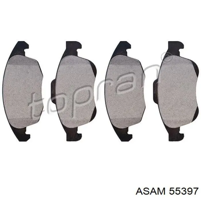 Klocki hamulcowe przednie tarczowe Asam 55397 cena, od 27,00 USD