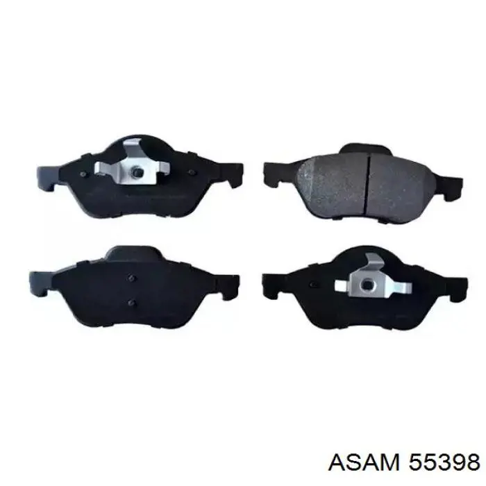 55398 Asam Klocki hamulcowe przednie tarczowe