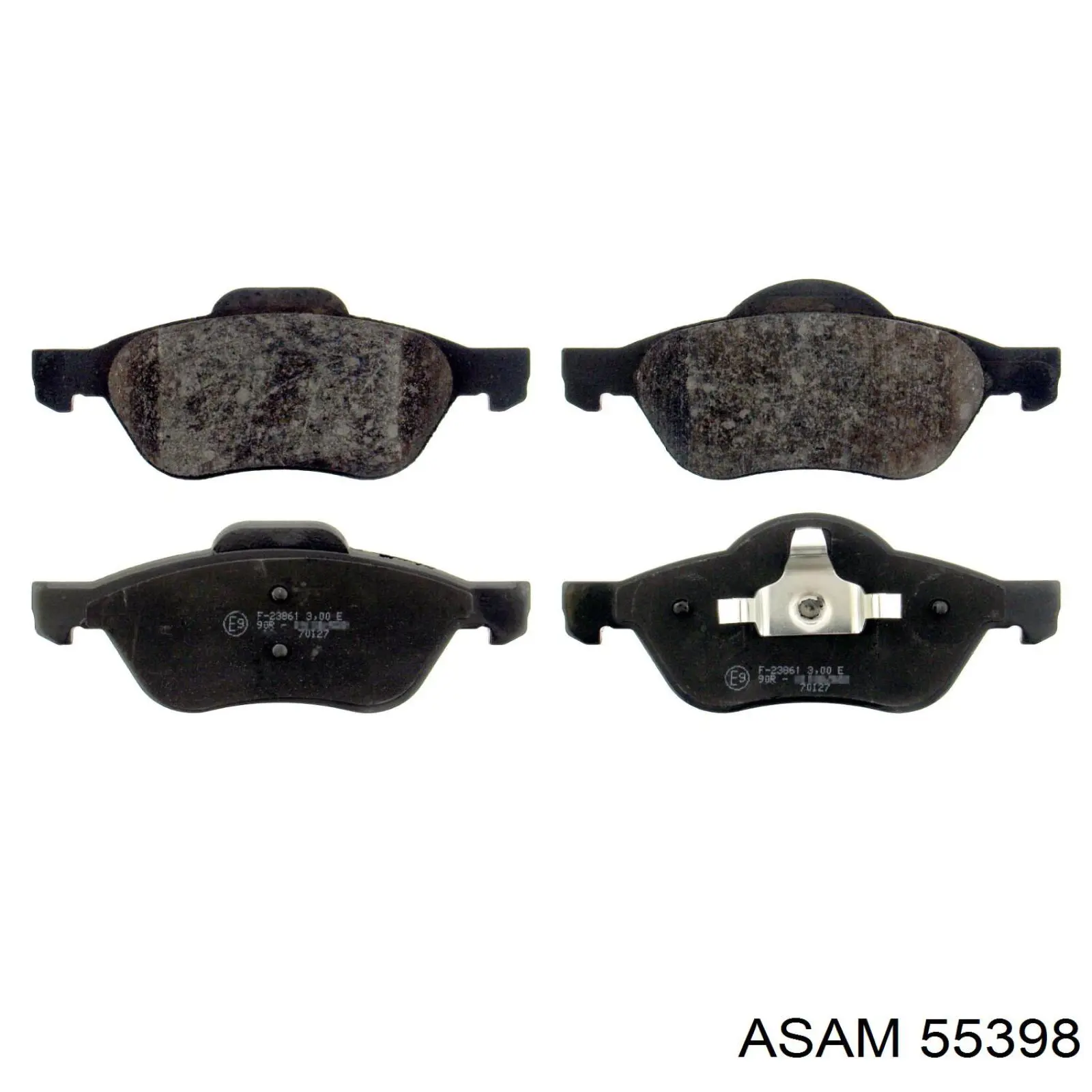 Klocki hamulcowe przednie tarczowe Asam 55398 cena, od 27,45 USD