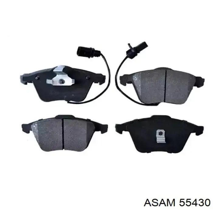55430 Asam Klocki hamulcowe przednie tarczowe
