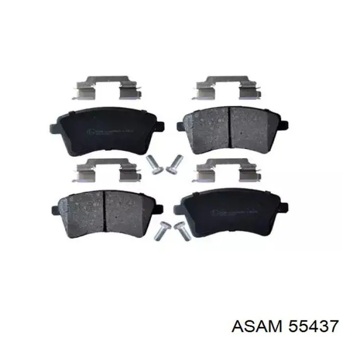 55437 Asam Klocki hamulcowe przednie tarczowe