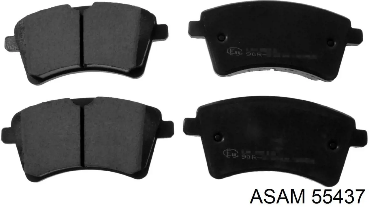 Klocki hamulcowe przednie tarczowe Asam 55437 cena, od 25,78 USD