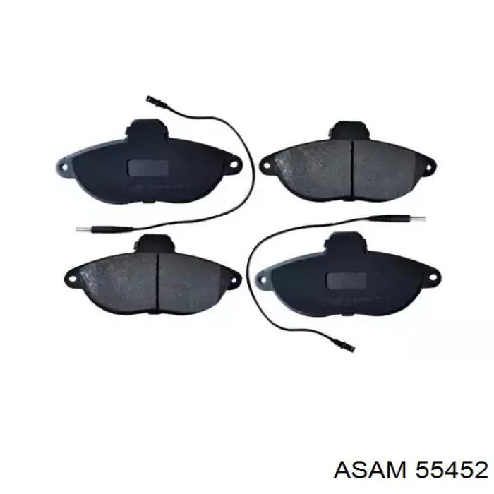 55452 Asam Klocki hamulcowe przednie tarczowe