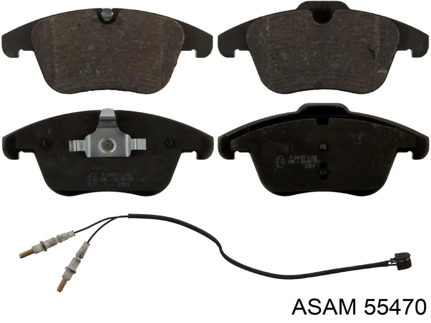 Klocki hamulcowe przednie tarczowe Asam 55470 cena, od 32,42 USD