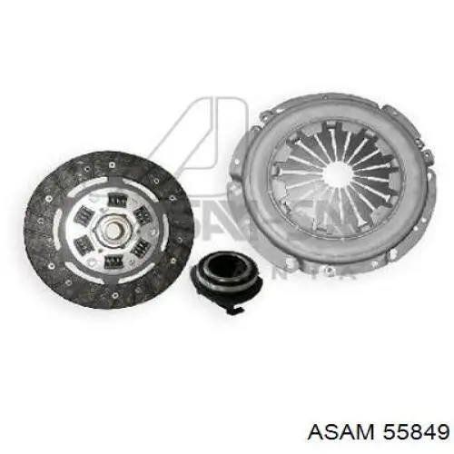 Zestaw sprzęgła (3 części) Asam 55849 cena, od 115,89 USD