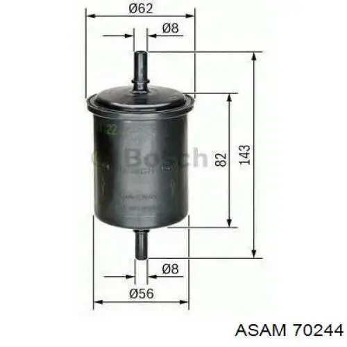 Do koszyka 70244 Asam Filtr paliwa