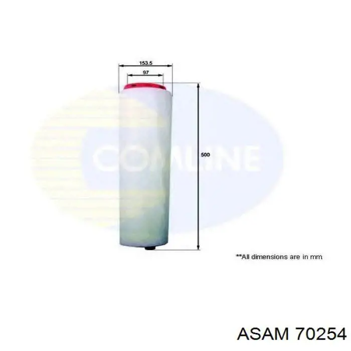 70254 Asam Filtr powietrza