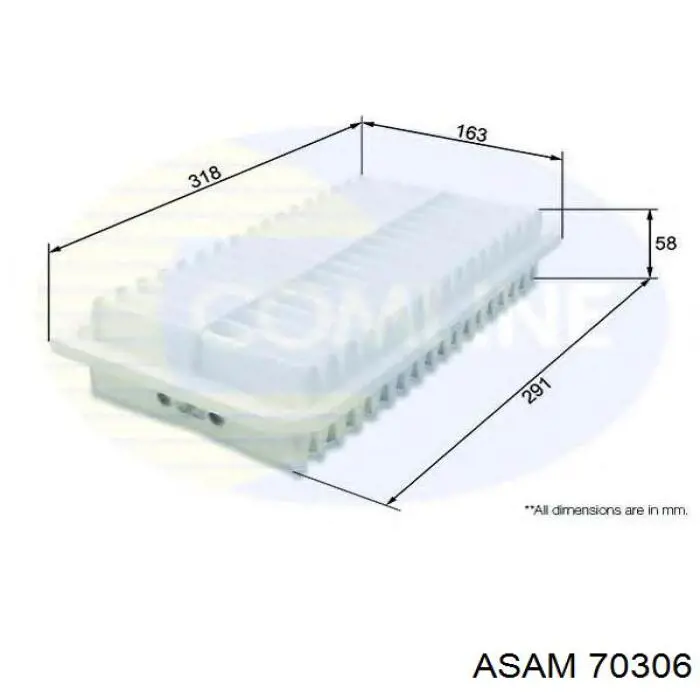 Do koszyka 70306 Asam Filtr powietrza