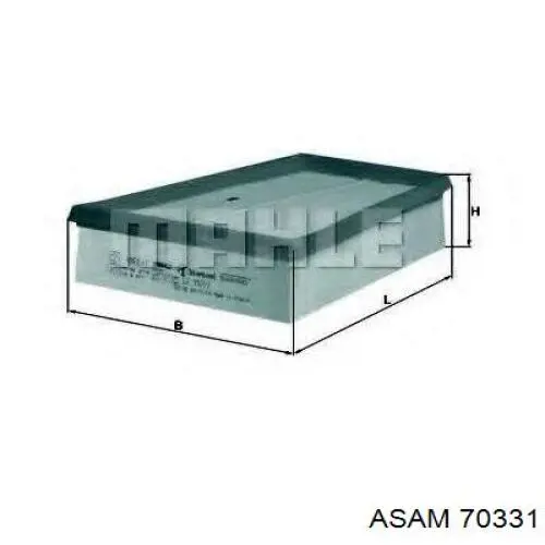 Filtr powietrza Asam 70331 cena, od 8,65 USD